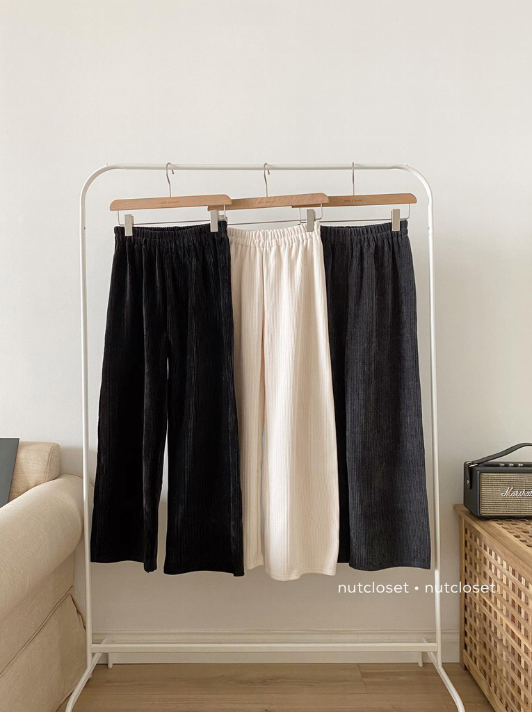 Mách các nàng 5 chỗ mua quần len, quần nhung ống rộng chuẩn ngon bổ rẻ - Ảnh 2.