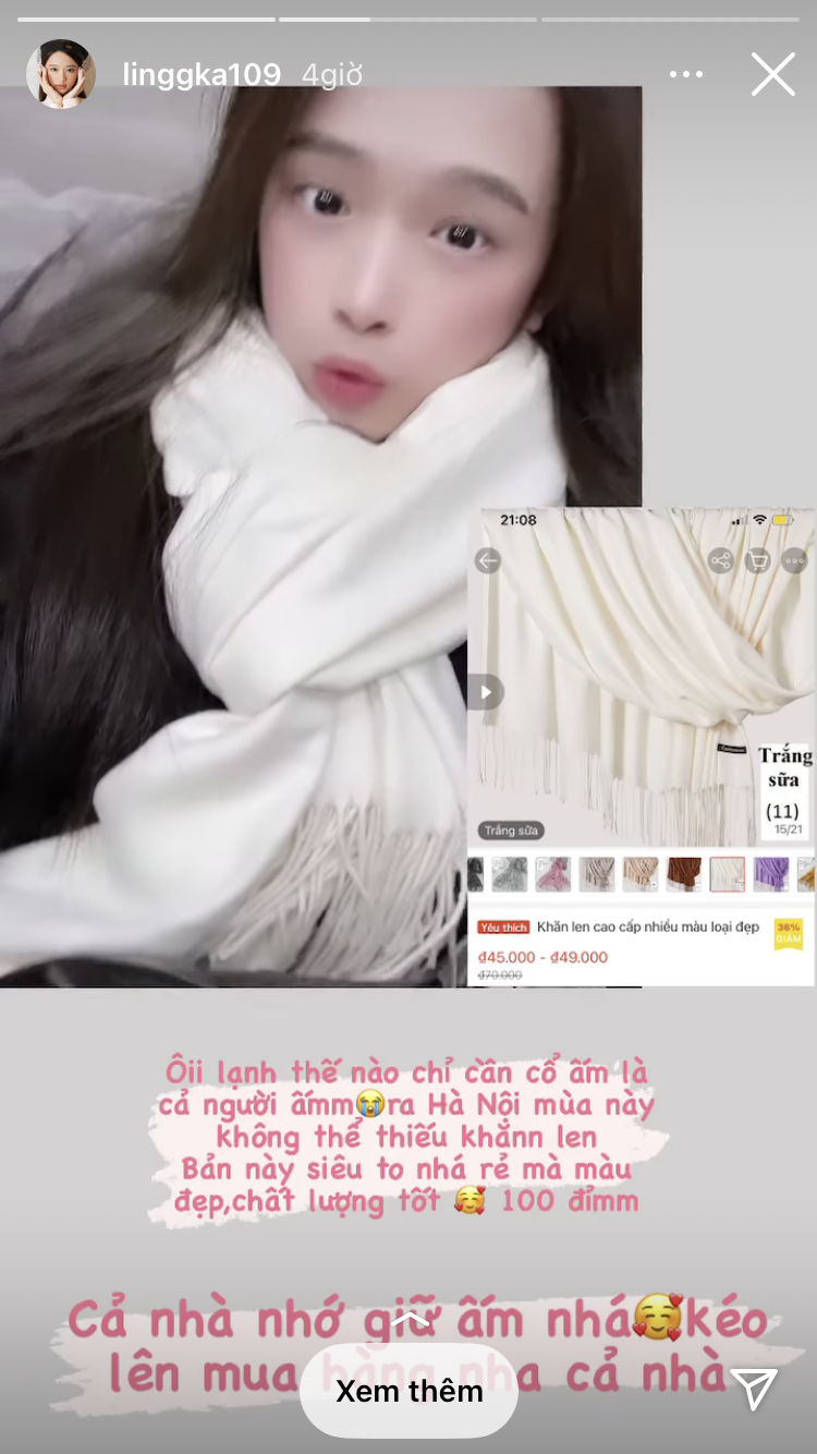 Linh Ka mua quần legging hơn 100k nhưng điểm 10/10, có đến 15 chiếc quần lửng giá 50k - Ảnh 3. Linh Ka mua quần legging hơn 100k nhưng điểm 10/10, có đến 15 chiếc quần lửng giá 50k - Ảnh 3.