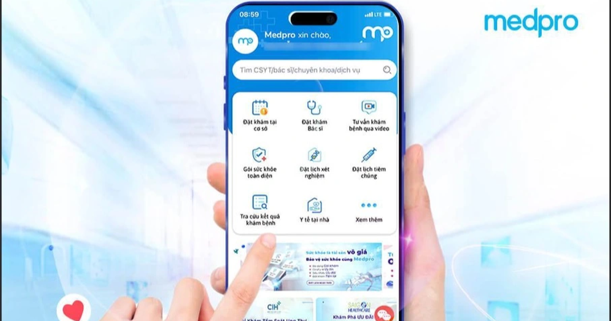 Ứng dụng đặt lịch khám MedPro