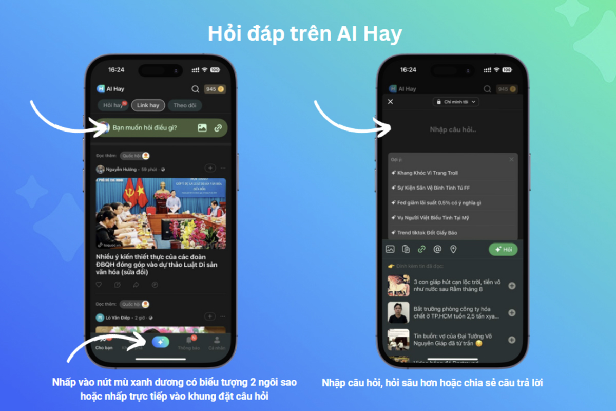 AI Hay - Nền tảng hỏi đáp bằng AI của người Việt