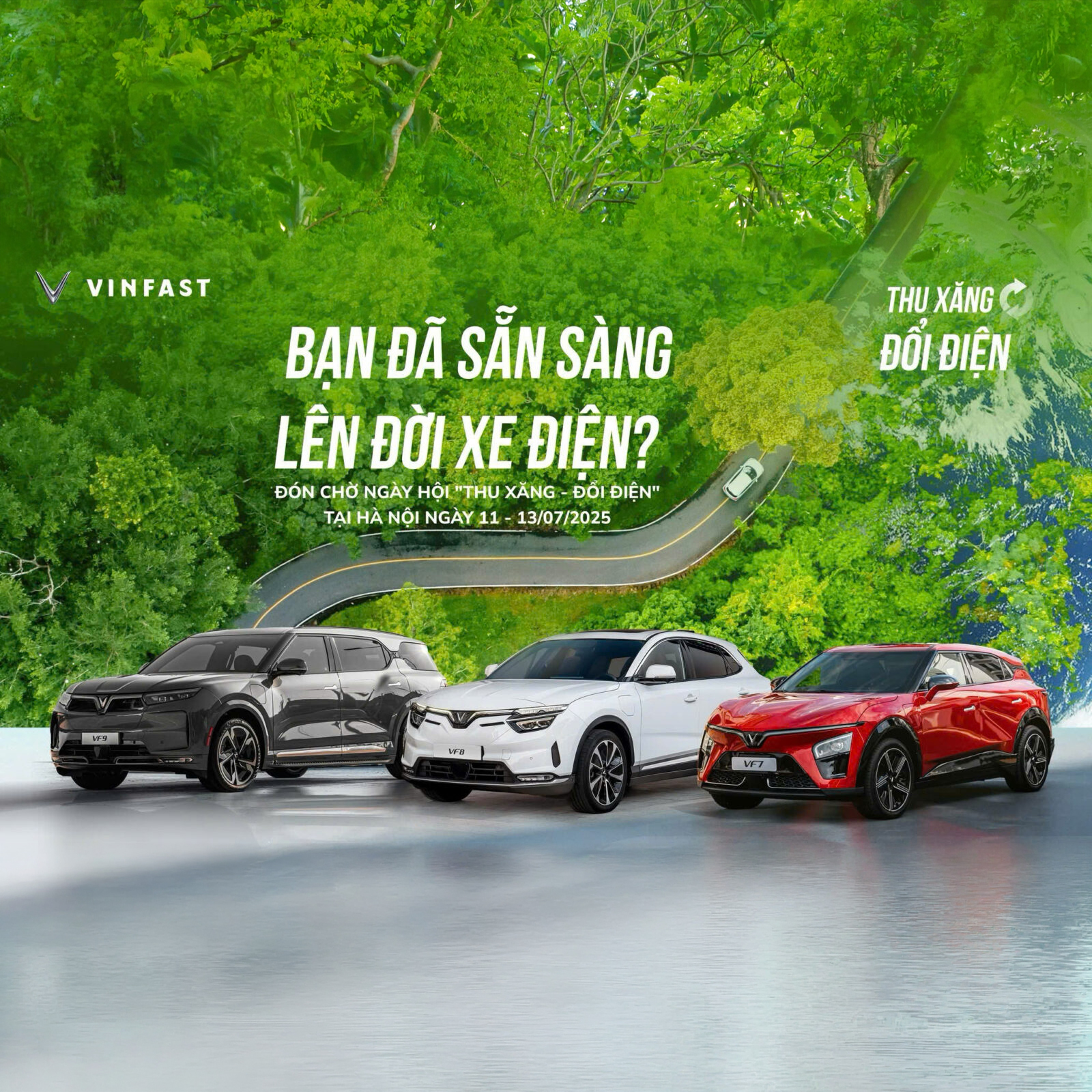 Chuỗi sự kiện Đổi Xăng Lấy Điện của VinFast trên toàn quốc