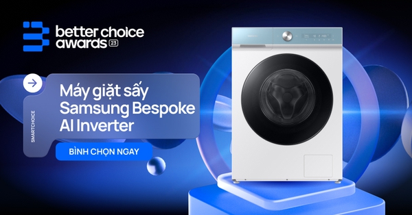 Máy giặt Bespoke AI Ecobubble - Better Choice Awards